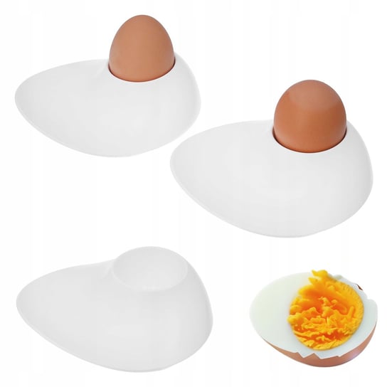 x2 Podstawki pod jajka stojak podstawka kieliszki do jajek białe komplet Nice Stuff