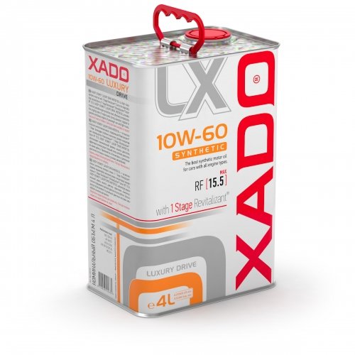Xado Luxury 10W60 Drive 4L + 1Stage Revitalizant Xado Atomic