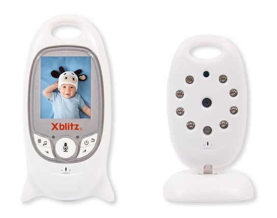 Xblitz Baby, Niania elektroniczna z monitorem, bezprzewodowa, Biała Xblitz