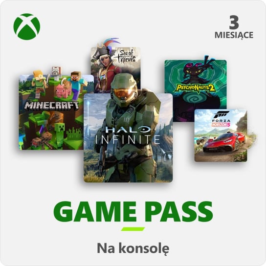 Xbox Game Pass - 3 miesiące Sony