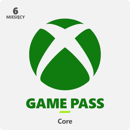 Xbox Game Pass Core – 6-miesięczne członkostwo Microsoft Corporation