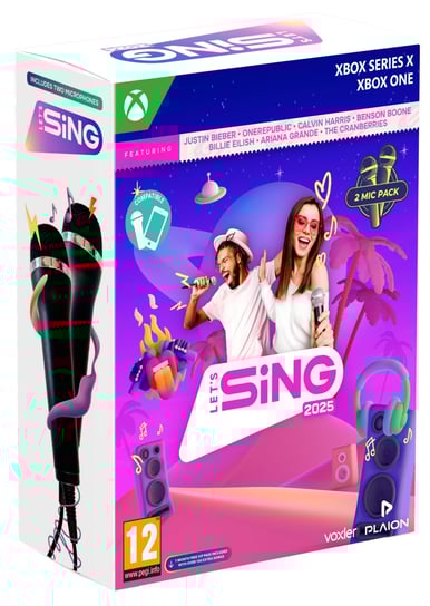 Xbox One/Series X: Let's Sing 2025 2 mikrofony w zestawie PLAION