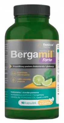 Xenico, Bergamil Forte Cholesterol Witamina C, 90 Kaps. Xenico Pharma
