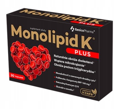 Xenico, Monolipid K Plus Serce Cholesterol, 30 Kaps. Xenico Pharma
