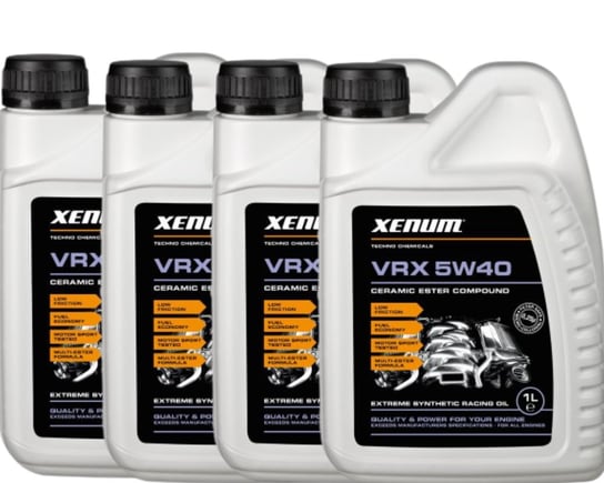 Xenum Vrx 5W40 Olej Silnikowy Z Dodatkiem Ceramiki 4L Xenum