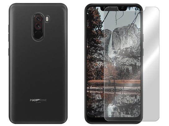 XIAOMI POCOPHONE F1 ETUI POKROWIEC 0.3mm + SZKŁO VegaCom