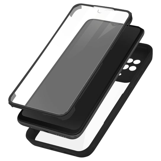 Xiaomi Redmi 10C Etui z pleksiglasu z tyłu i polimeru z przodu w kolorze czarnym Avizar