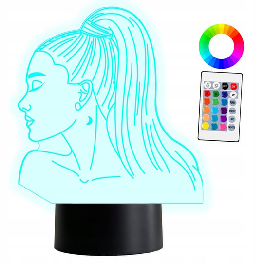 XL Lampka LED 3D 16 kolorów Ariana Grande + Pilot Inna marka