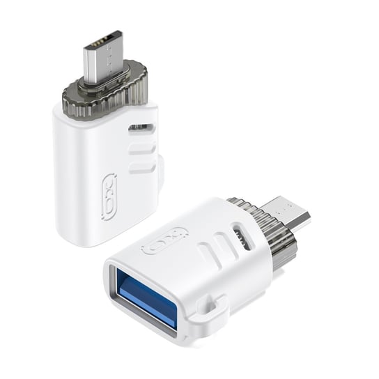 XO adapter NB256C OTG USB - microUSB biały XO