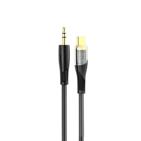 XO CLEAR kabel audio NB-R241B USB-C/ Jack 3,5mm 1m czarny XO
