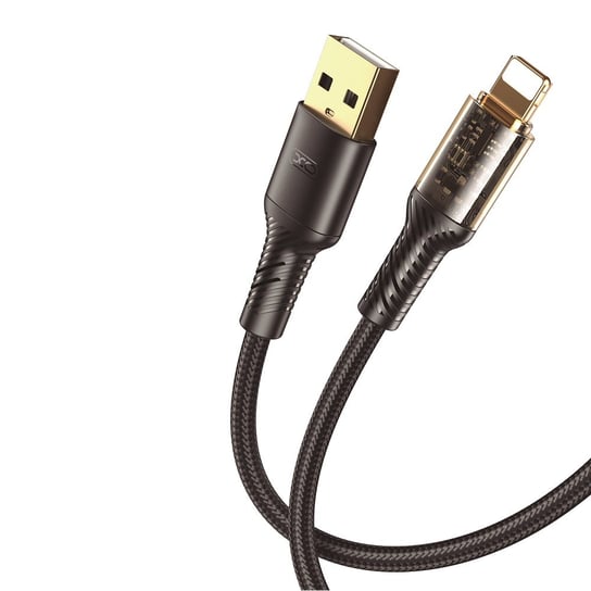 XO Clear Kabel NB229 USB - Lightning 1,0 m 2,4A, czarny XO