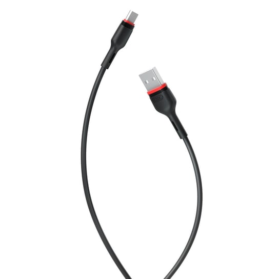 XO Kabel NB-P171 USB - microUSB 1,0 m 2,4A, czarny XO