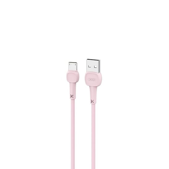 XO, Kabel NB132 USB - microUSB 1,0 m 2A różowy XO