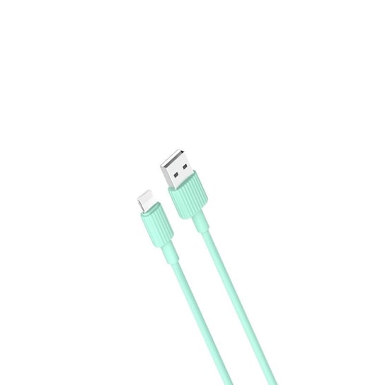 XO Kabel NB156 USB - Lightning 1,0 m 2,4A zielony XO