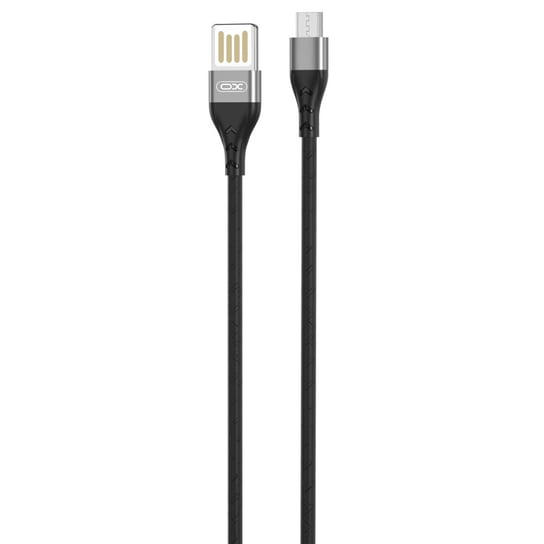 XO Kabel NB188 USB - microUSB 2.4A 1,0m szary dwustronne USB XO