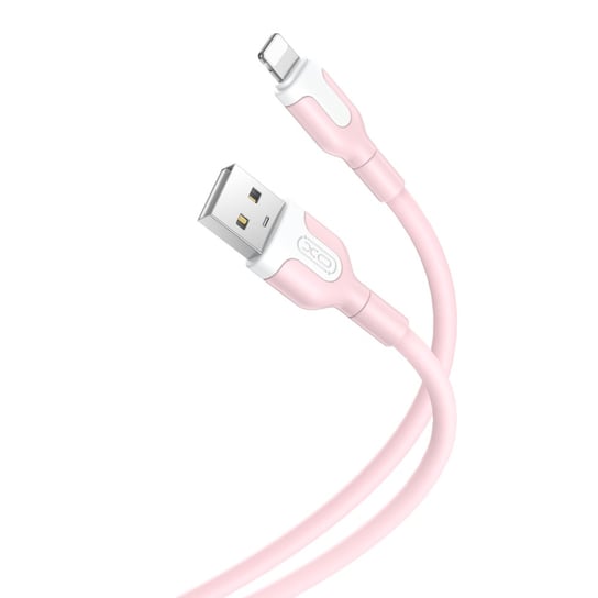 XO Kabel NB212 USB - Lightning 1,0 m 2,1A różowy XO