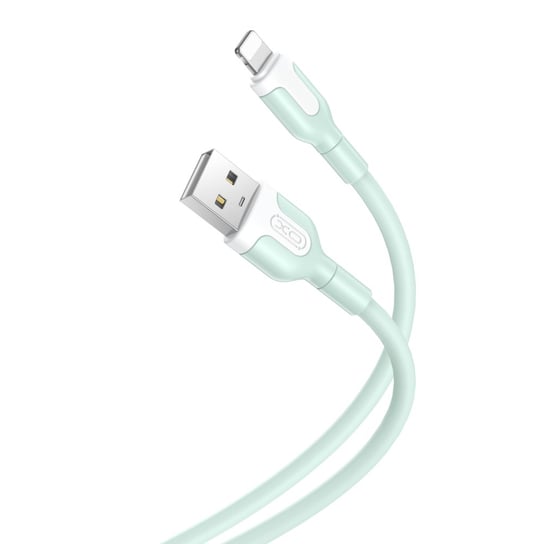 XO Kabel NB212 USB - Lightning 1,0 m 2,1A zielony XO