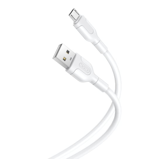 XO Kabel NB212 USB - microUSB 1,0 m 2,1A, biały XO