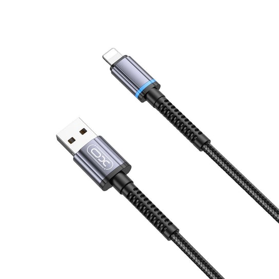 XO Kabel NB215 USB - Lightning 1,0 m 2,4A, czarny XO
