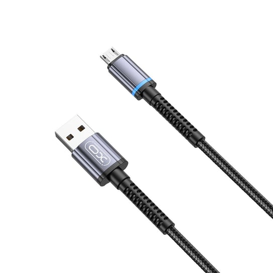 XO Kabel NB215 USB - microUSB 1,0 m 2,4A, czarny XO