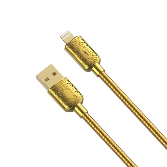 XO Kabel NB216 USB - Lightning 1,0 m 2,4A, złoty XO
