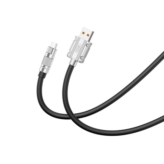 XO Kabel NB227 USB - microUSB 1,2 m 6A, czarny XO