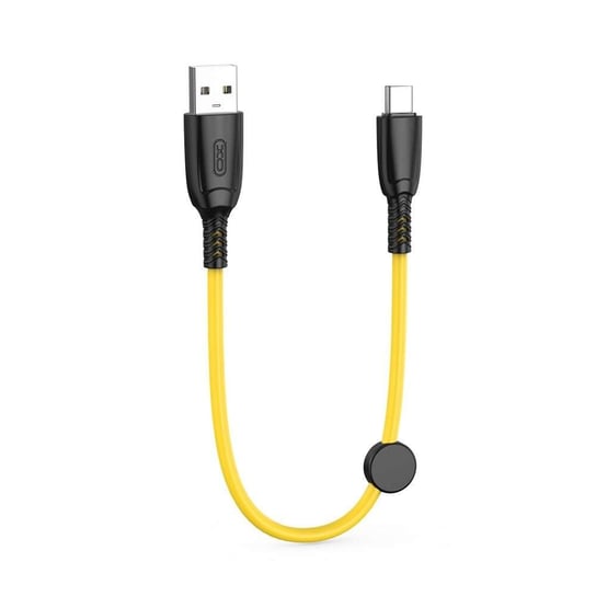 XO kabel NB247 USB - USB-C 0,25 m 6A żółty XO