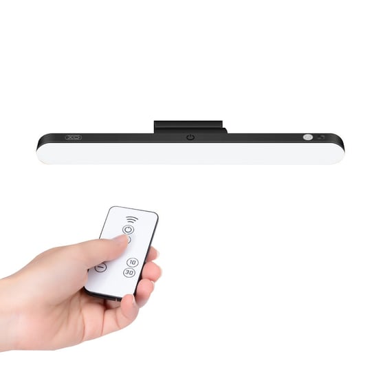 XO lampa magnetyczna LED YH08B 1200mAh czarna + pilot XO