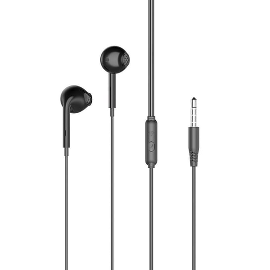XO słuchawki przewodowe EP28 jack 3,5mm douszne czarne Inny producent