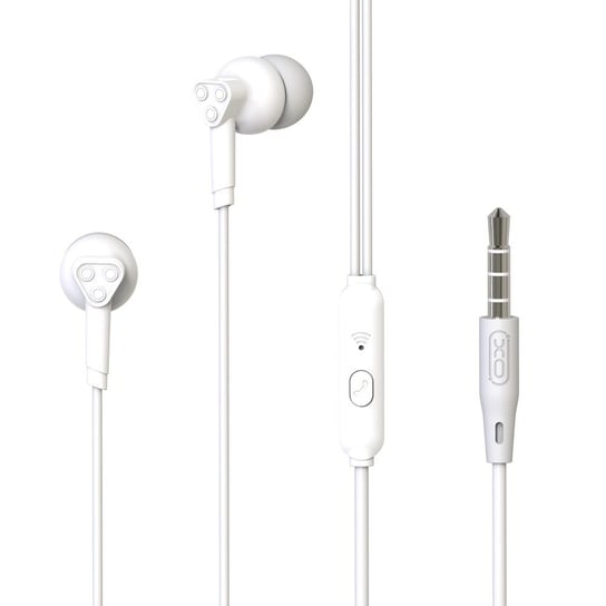 XO słuchawki przewodowe EP33 jack 3,5mm dokanałowe białe Inny producent