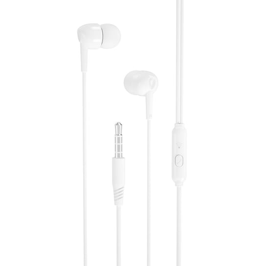 XO Słuchawki przewodowe EP37 jack 3,5mm dokanałowe białe Inny producent