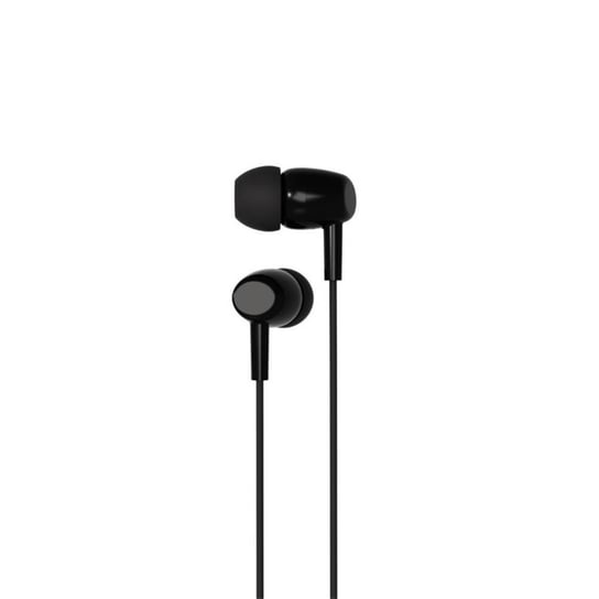 XO Słuchawki przewodowe EP50 jack 3,5mm dokanałowe czarne 1szt XO