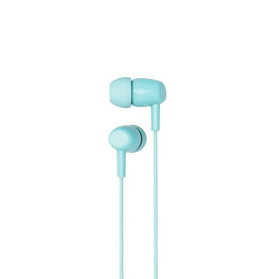 XO Słuchawki przewodowe EP50 jack 3,5mm dokanałowe zielone 1szt XO