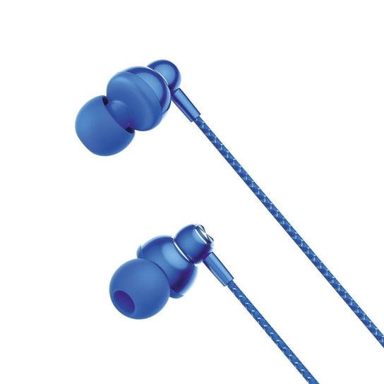 XO słuchawki przewodowe EP55 jack 3,5mm dokanałowe niebieskie XO