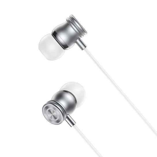 XO słuchawki przewodowe EP56 USB-C dokanałowe srebrne XO
