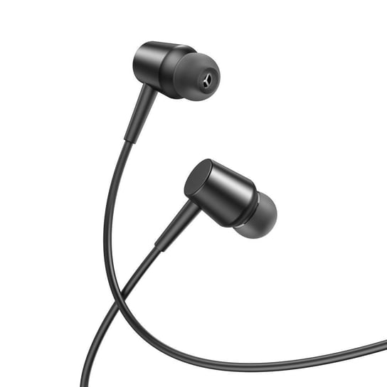 XO słuchawki przewodowe EP57 jack 3,5mm dokanałowe czarne XO