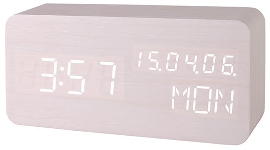 XONIX GHY-018 Budzik LCD na baterie, termometr, aktywacja głosem, datownik z dniem tygodnia Xonix