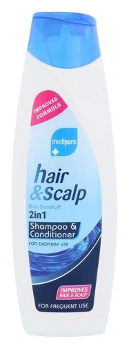 Xpel, Medipure Hair&Scalp, szampon przeciwłupieżowy dla kobiet, 400 ml Xpel