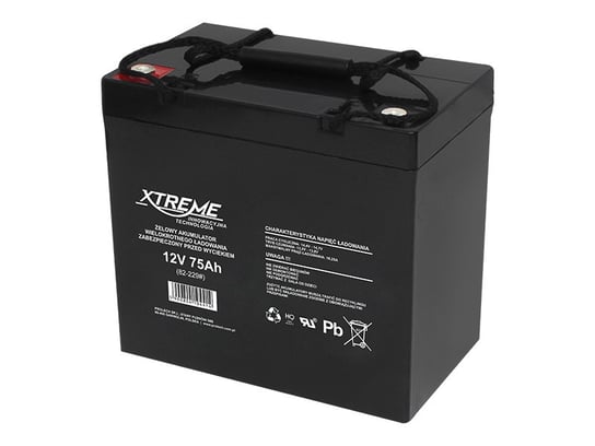 Xtreme, akumulator żelowy 12V 75Ah XTREME Xtreme
