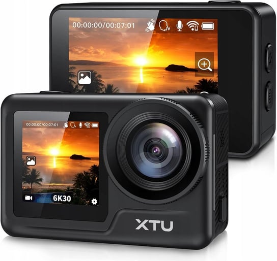 XTU Action Cam 6K/4K - 5 GHz WLAN 30 m, wodoszczelna kamera sportowa 20 MP Inna marka