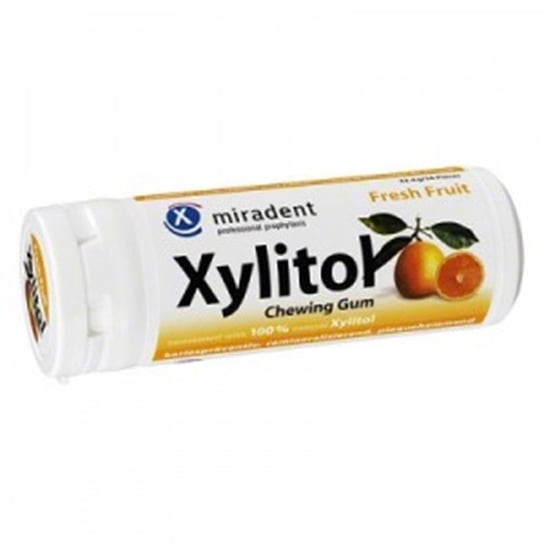 Xylitol, gumy do żucia o smaku owoców cytrusowych, 30 sztuk Hager&Werken