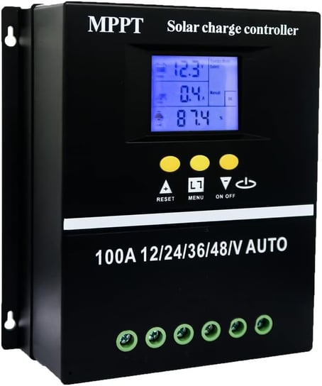 Y&H 100A MPPT Solarny Regulator Ładowania z LCD - Uniwersalny 12V/24V/36V/48V NIKCORP
