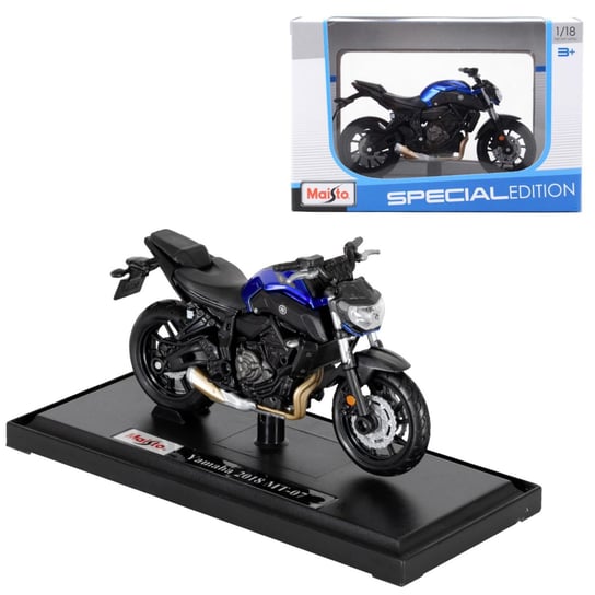 Yamaha MT-07 model w skali 1:18 motocykl Maisto