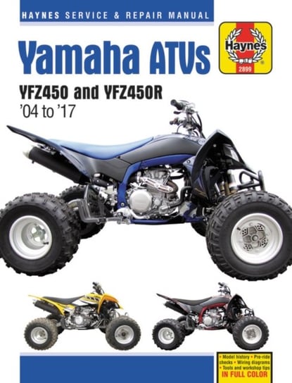 Yamaha Yfz450450r Atv, 2004-2017 Haynes Repair Manual Haynes Publishing