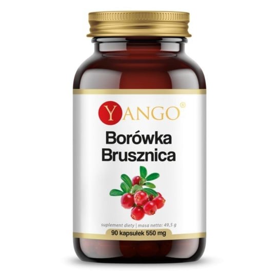 Yango Borówka Brusznica Suplementy diety, 90 kaps układ moczowy Yango