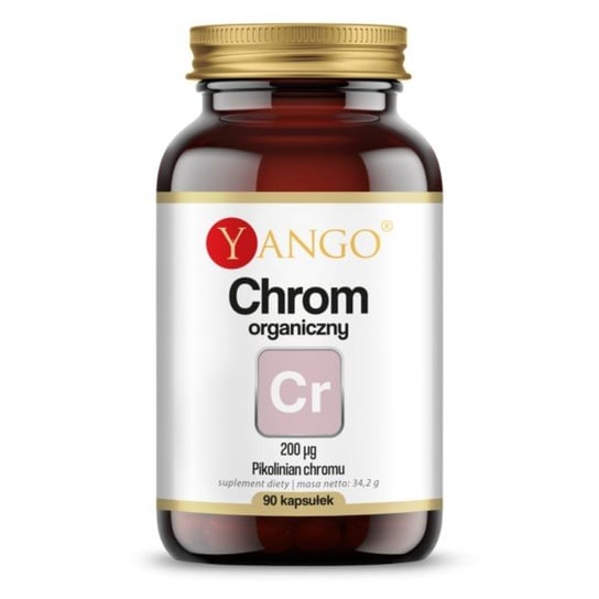 Yango Chrom organiczny Suplementy diety, 90 kaps Przyśpiesza Metabolizm Yango