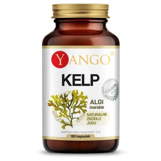 Yango Kelp Naturalne Źródła Jodu  Suplement diety, 100 kaps. Yango