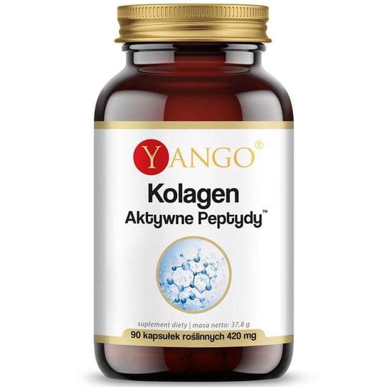 Yango, Kolagen Aktywne Peptydy, Suplement diety, 90 kaps. Yango