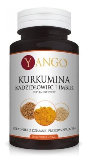 Yango, Kurkumina, kadzidłowiec i Imbir, Suplement diety, 90 kaps. Yango