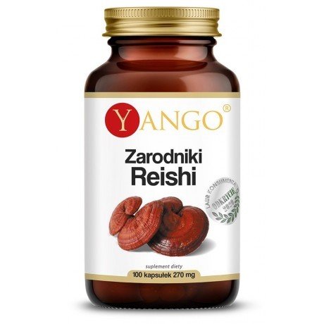Yango Reishi Zarodniki 270Mg  Suplement diety, 100 kaps. Yango